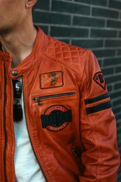 Blouson Homme Daytona Walkor Sheep Atlas Veg Burnt Orange
