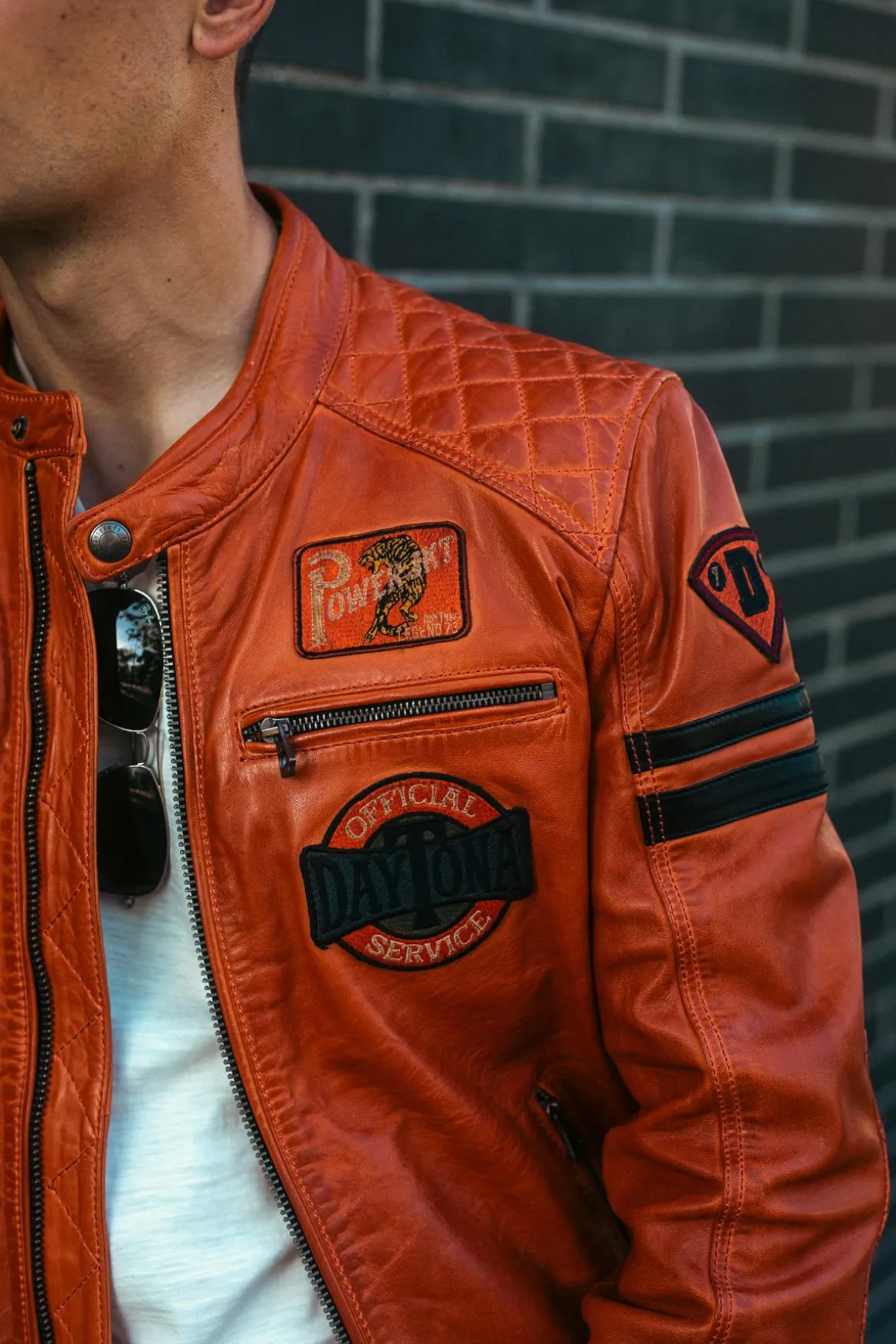 Blouson Homme Daytona Walkor Sheep Atlas Veg Burnt Orange
