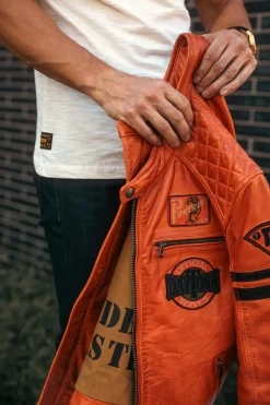 Blouson Homme Daytona Walkor Sheep Atlas Veg Burnt Orange