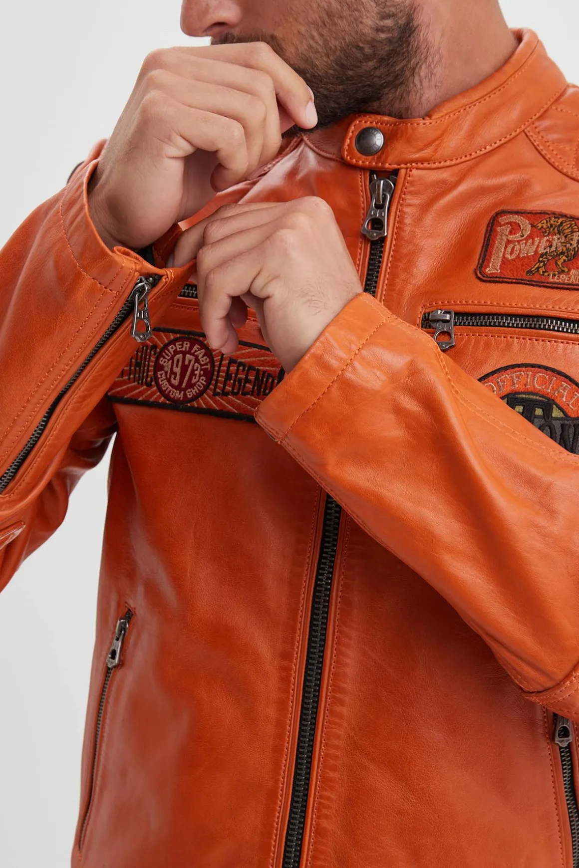 Blouson Homme Daytona Walkor Sheep Atlas Veg Burnt Orange