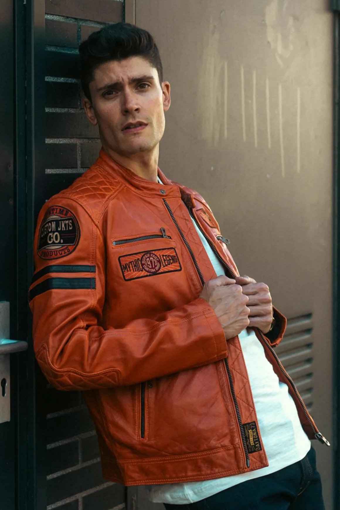 Blouson Homme Daytona Walkor Sheep Atlas Veg Burnt Orange