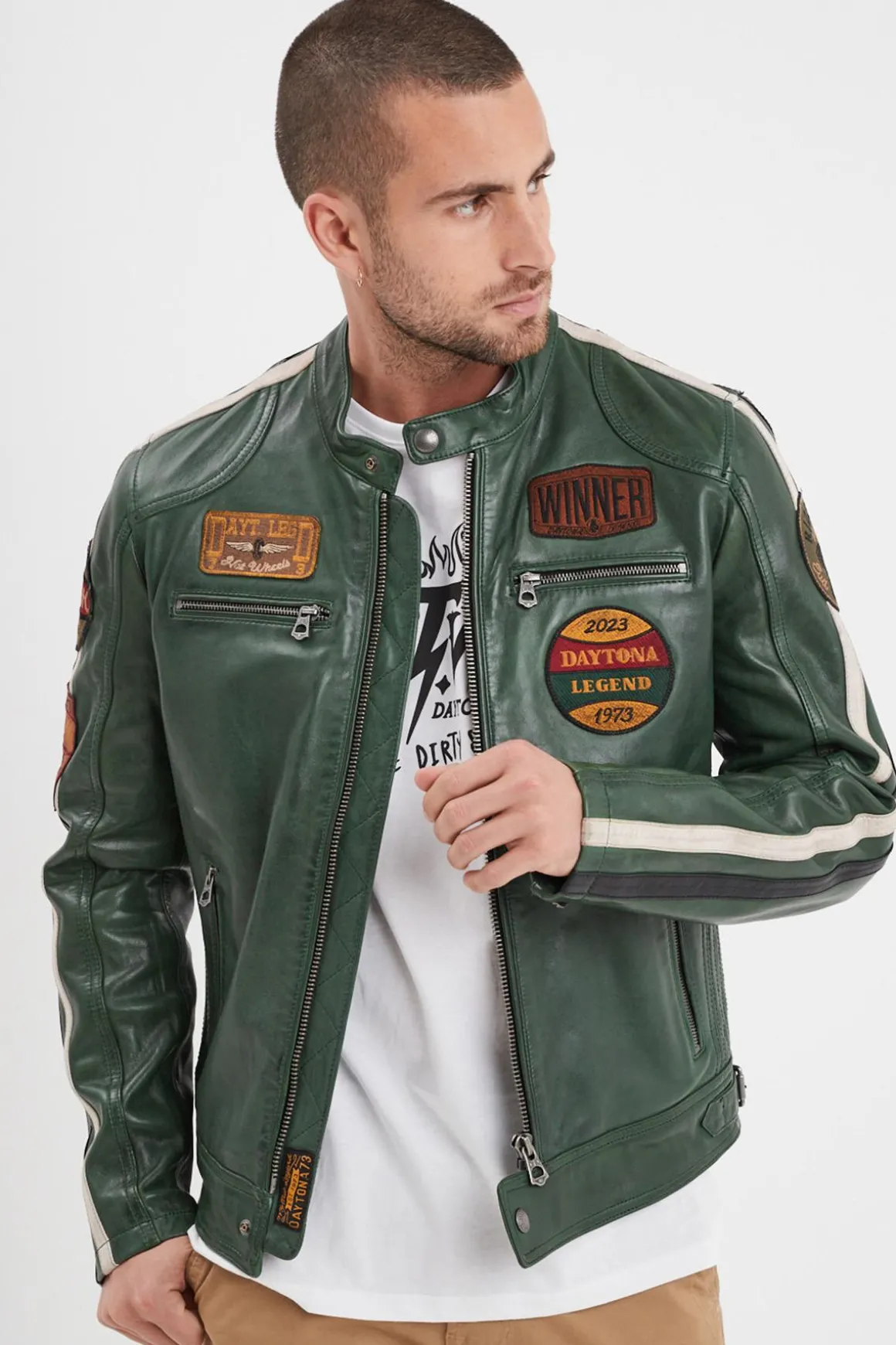 Blouson Homme Daytona Wartburg Sheep Atlas Veg Pastures
