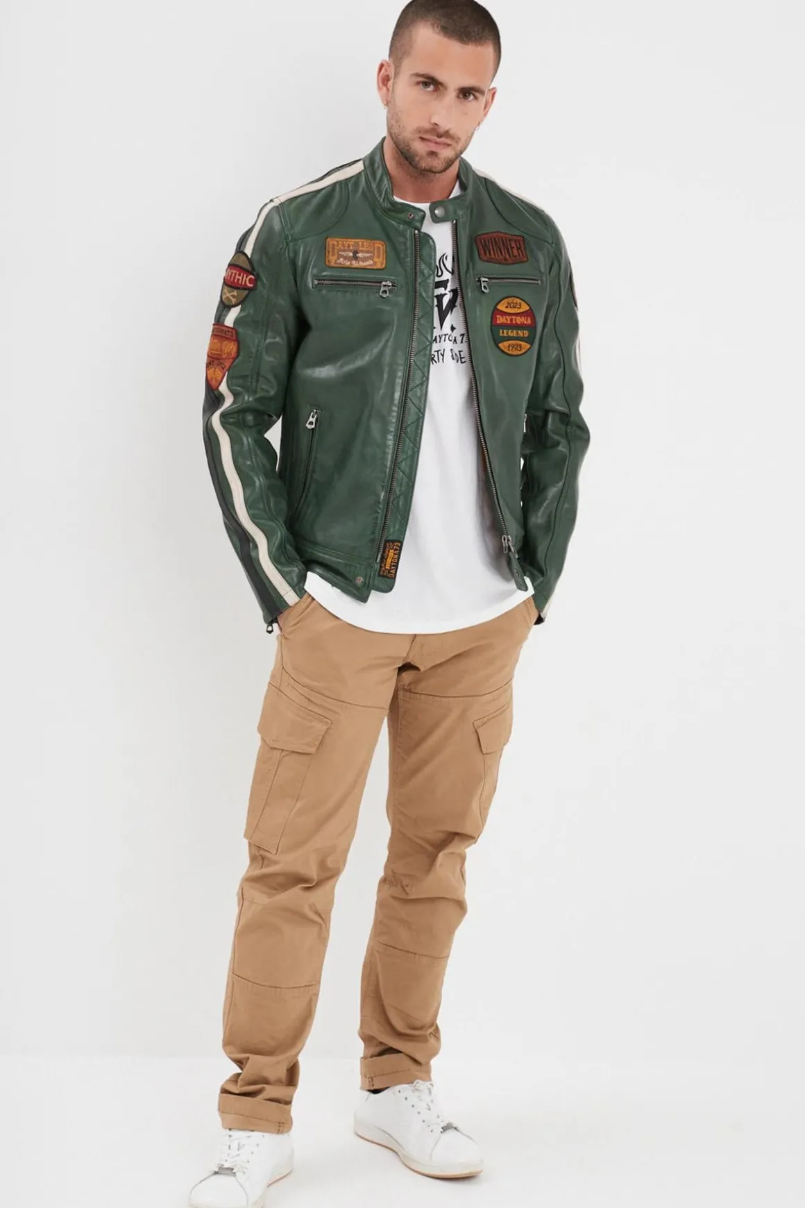 Blouson Homme Daytona Wartburg Sheep Atlas Veg Pastures