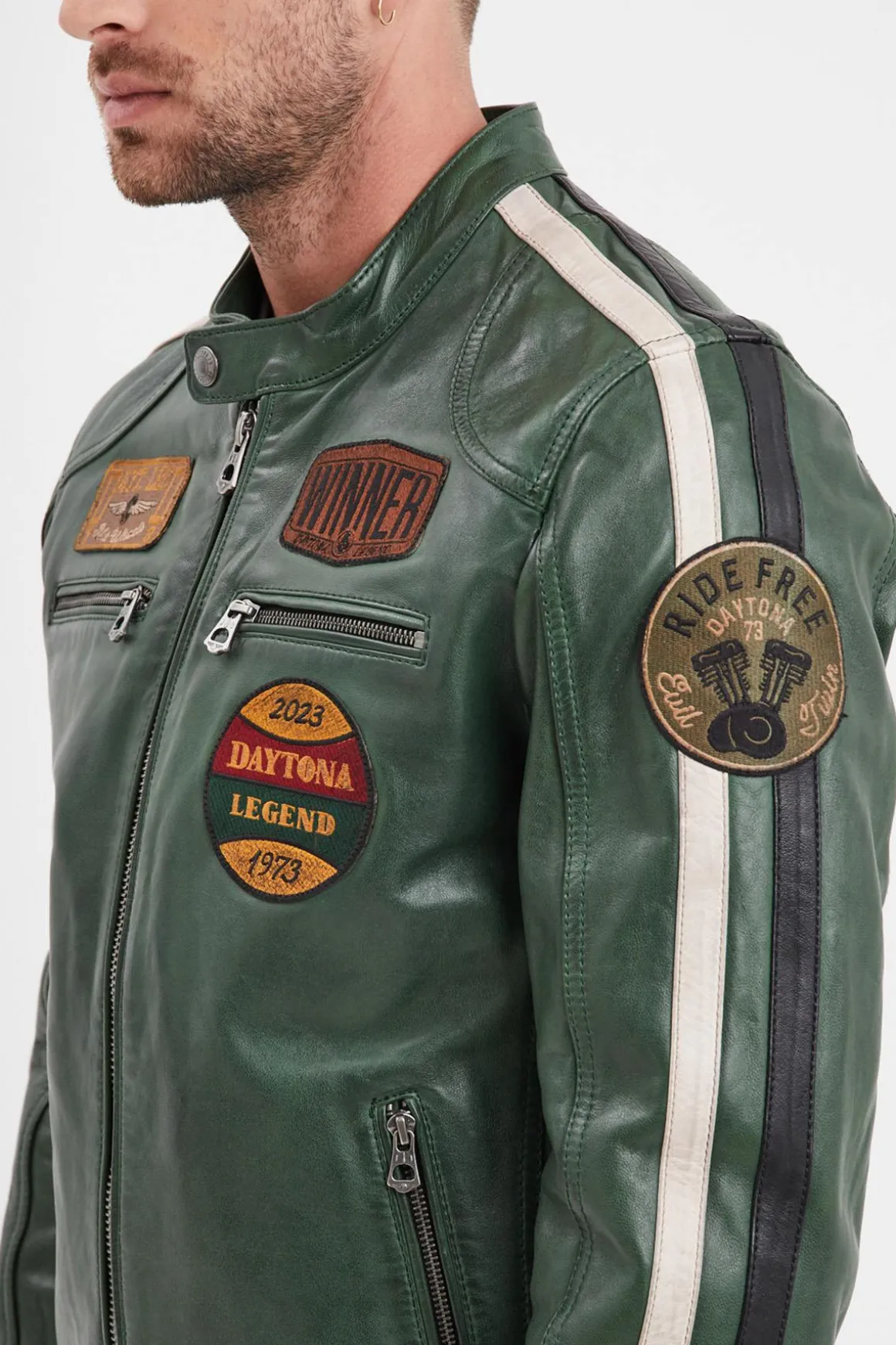 Blouson Homme Daytona Wartburg Sheep Atlas Veg Pastures