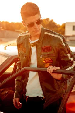 Blouson Homme Daytona Wartburg Sheep Atlas Veg Pastures