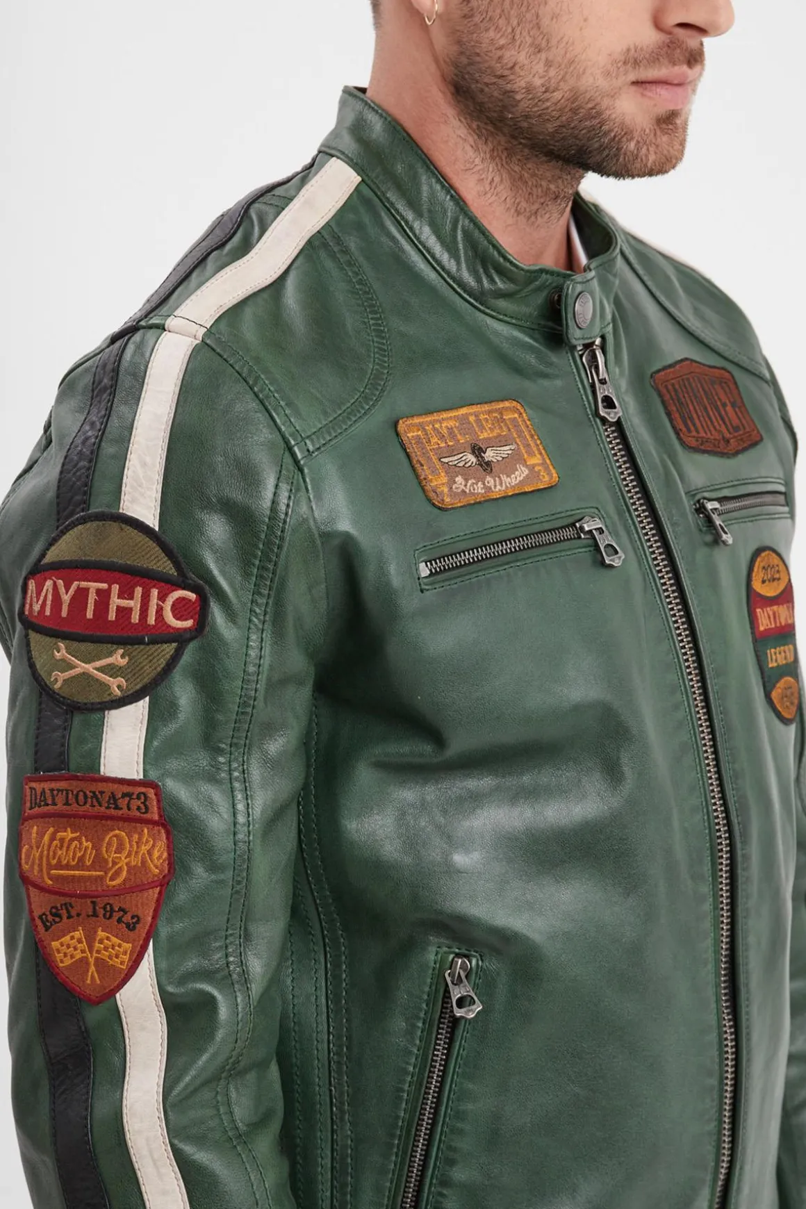 Blouson Homme Daytona Wartburg Sheep Atlas Veg Pastures