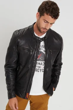 Blouson Homme Daytona Watkins Lamb Ermis Black