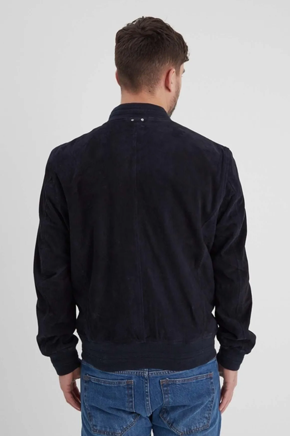 Blouson Homme Daytona Windon Goat Suede Navy