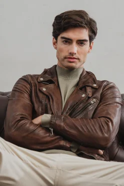 Blouson Homme Freaky Nation Lean Brown Umber
