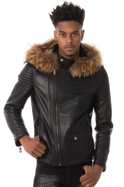 Blouson Homme Giovanni Oscar Ag Noir