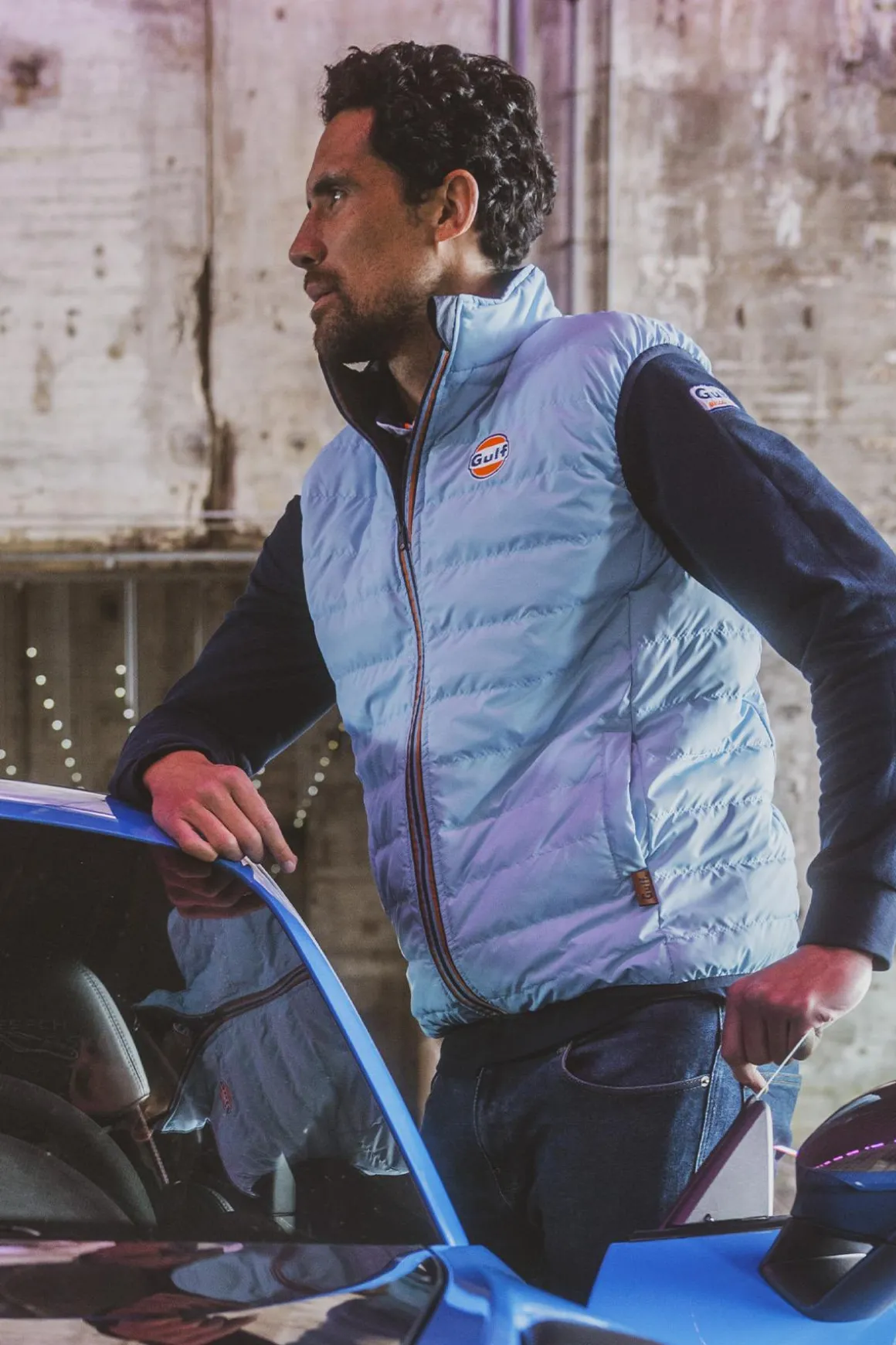 Blouson Homme Gulf Ks552-225 Navy Blue/Light Blue