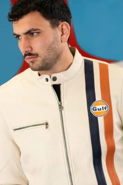 Blouson Homme Gulf Roadmaster Jacket Light Beige