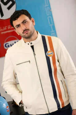 Blouson Homme Gulf Roadmaster Jacket Light Beige