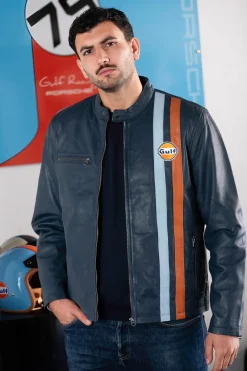 Blouson Homme Gulf Roadmaster Jacket Navy