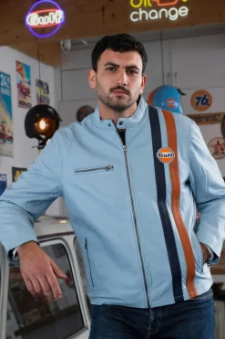 Blouson Homme Gulf Roadmaster Light Blue