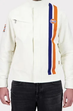 Blouson Homme Gulf Veste Jam03-003 Cream White