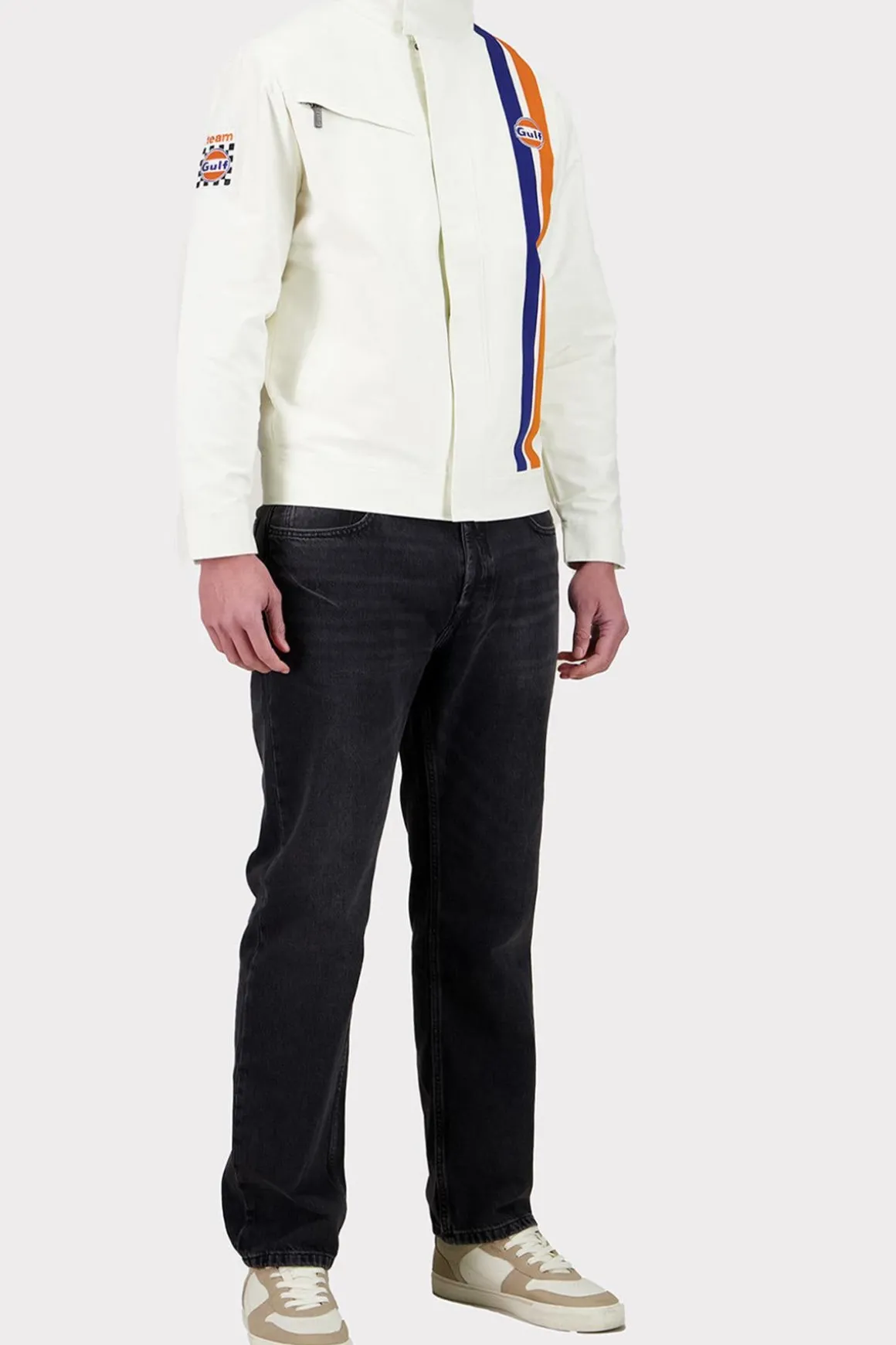 Blouson Homme Gulf Veste Jam03-003 Cream White