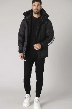 Blouson Homme Helvetica Mountain Pioneers Alaska2 Black