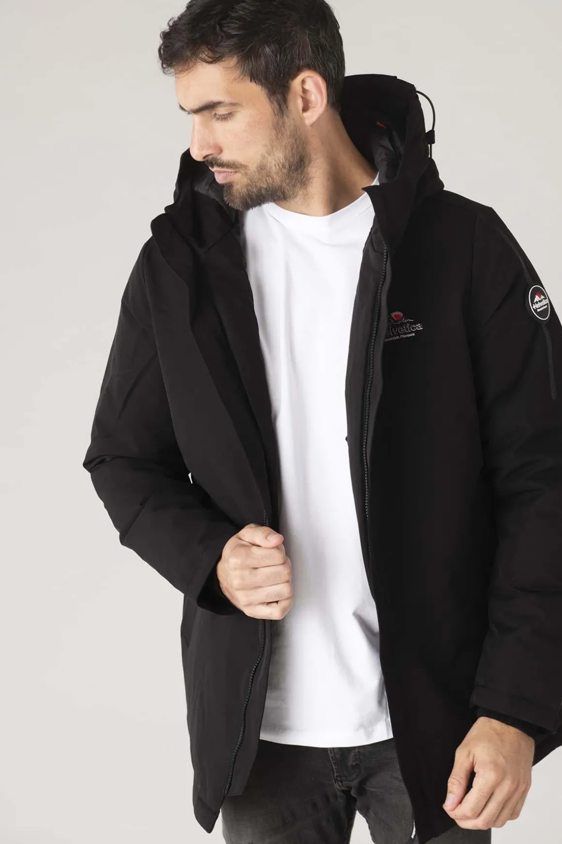 Blouson Homme Helvetica Mountain Pioneers Bronson K Black