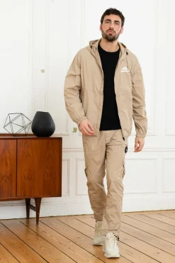 Blouson Homme Helvetica Mountain Pioneers Blum Beige