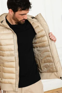 Blouson Homme Helvetica Mountain Pioneers West Beige