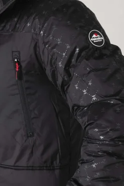 Blouson Homme Helvetica Mountain Pioneers Alaska2 Black Print