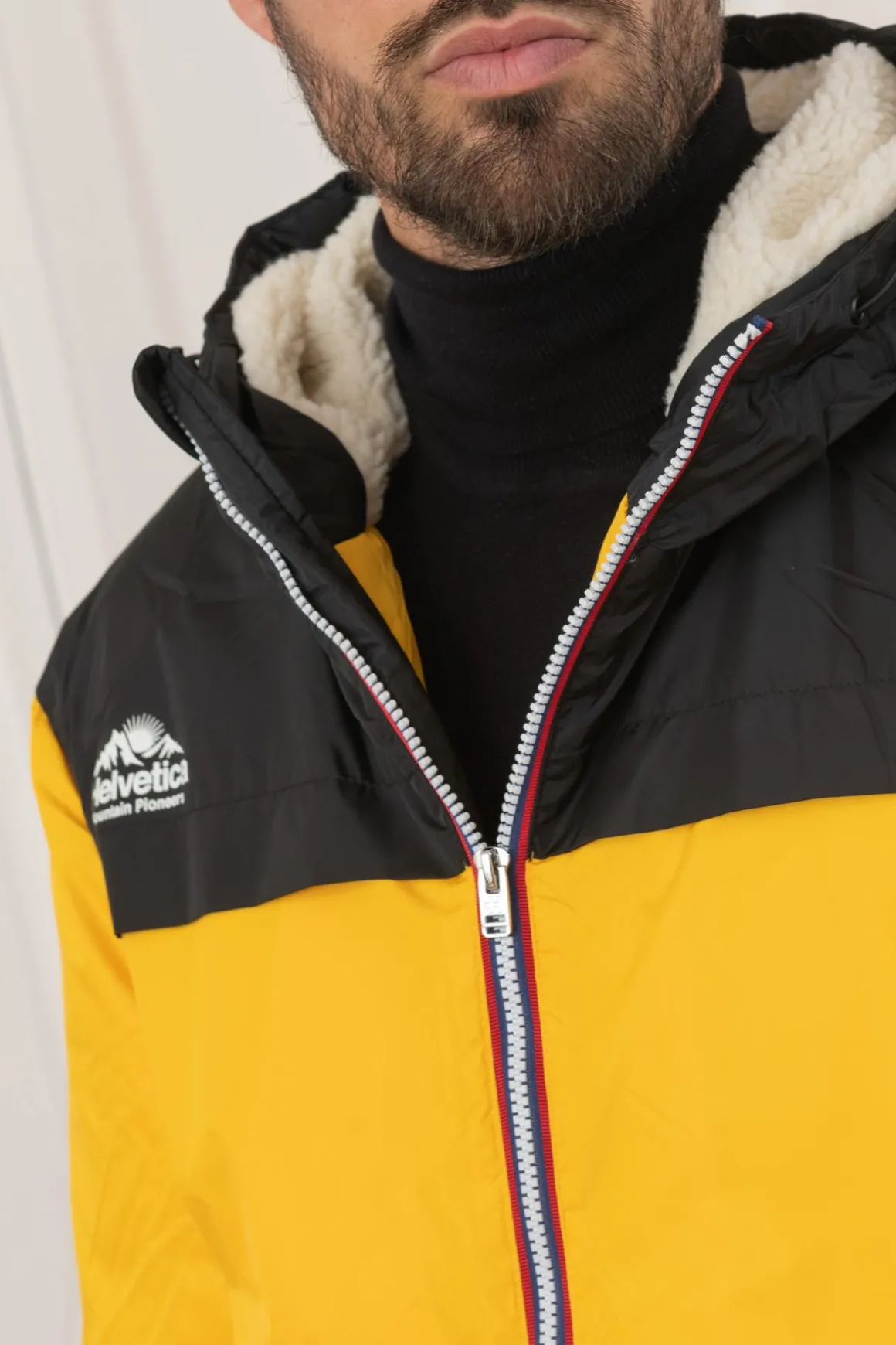 Blouson Homme Helvetica Mountain Pioneers Casey Yellow