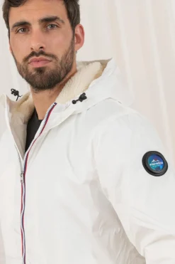 Blouson Homme Helvetica Mountain Pioneers Nils White