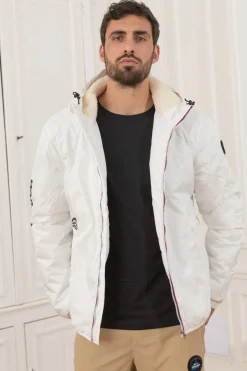 Blouson Homme Helvetica Mountain Pioneers Nils White
