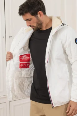 Blouson Homme Helvetica Mountain Pioneers Nils White