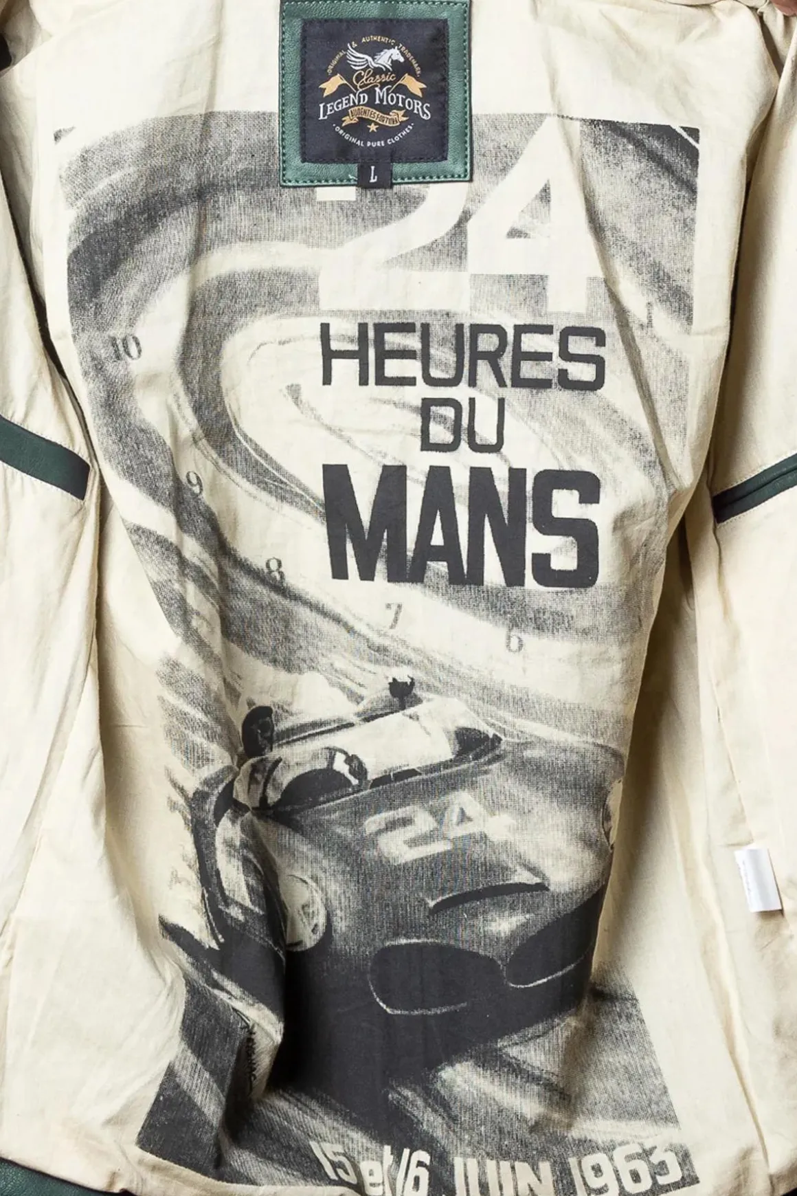 Blouson Homme 24H Le Mans Denis Sheep Crown Green