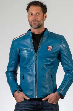 Blouson Homme 24H Le Mans Duff Sheep Crown Ocean Blue