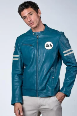 Blouson Homme 24H Le Mans Erwan Sheep Crown Ocean Blue