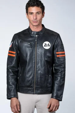 Blouson Homme 24H Le Mans Erwan Sheep Crown Black