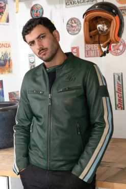 Blouson Homme 24H Le Mans Hans Vintage Green