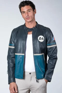 Blouson Homme 24H Le Mans Karl Sheep Crown Navy/Ocean