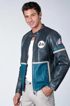 Blouson Homme 24H Le Mans Karl Sheep Crown Navy/Ocean