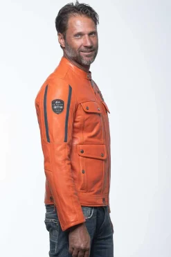 Blouson Homme 24H Le Mans Lagache4 Orange