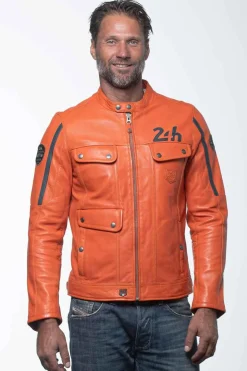 Blouson Homme 24H Le Mans Lagache4 Orange