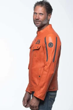 Blouson Homme 24H Le Mans Lagache4 Orange