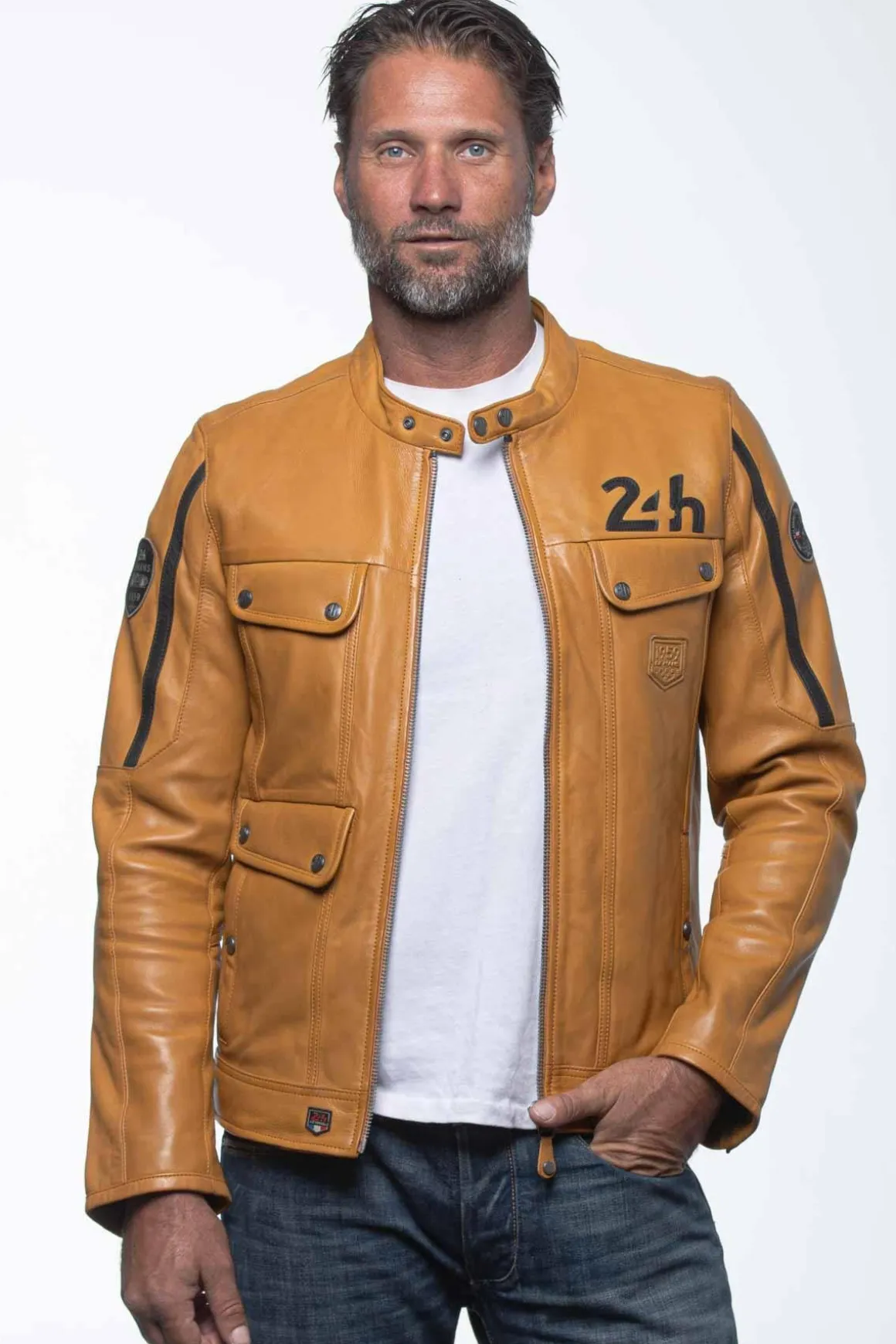 Blouson Homme 24H Le Mans Lagache4 Yellow