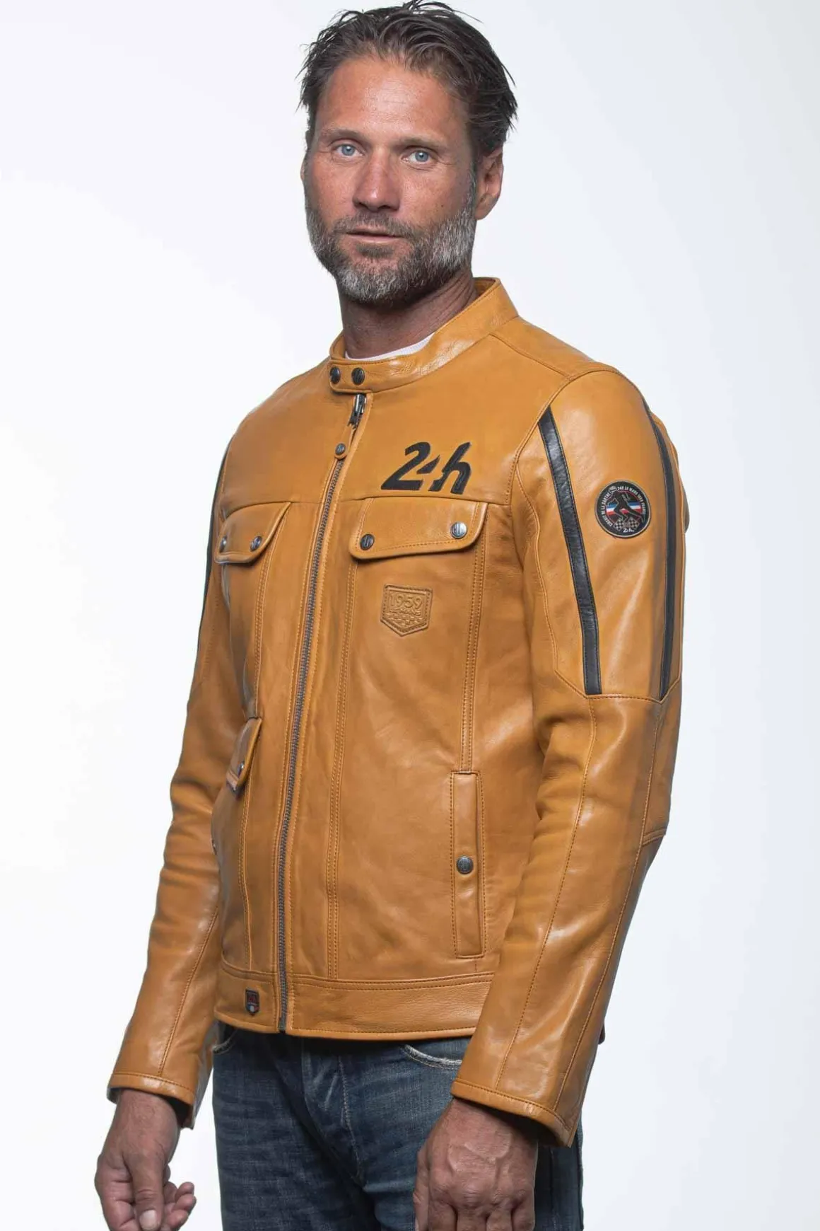 Blouson Homme 24H Le Mans Lagache4 Yellow