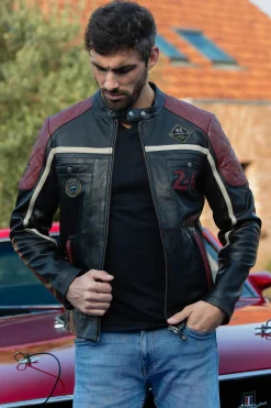 Blouson Homme 24H Le Mans Lino Black