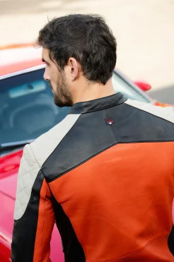 Blouson Homme 24H Le Mans Lino Orange
