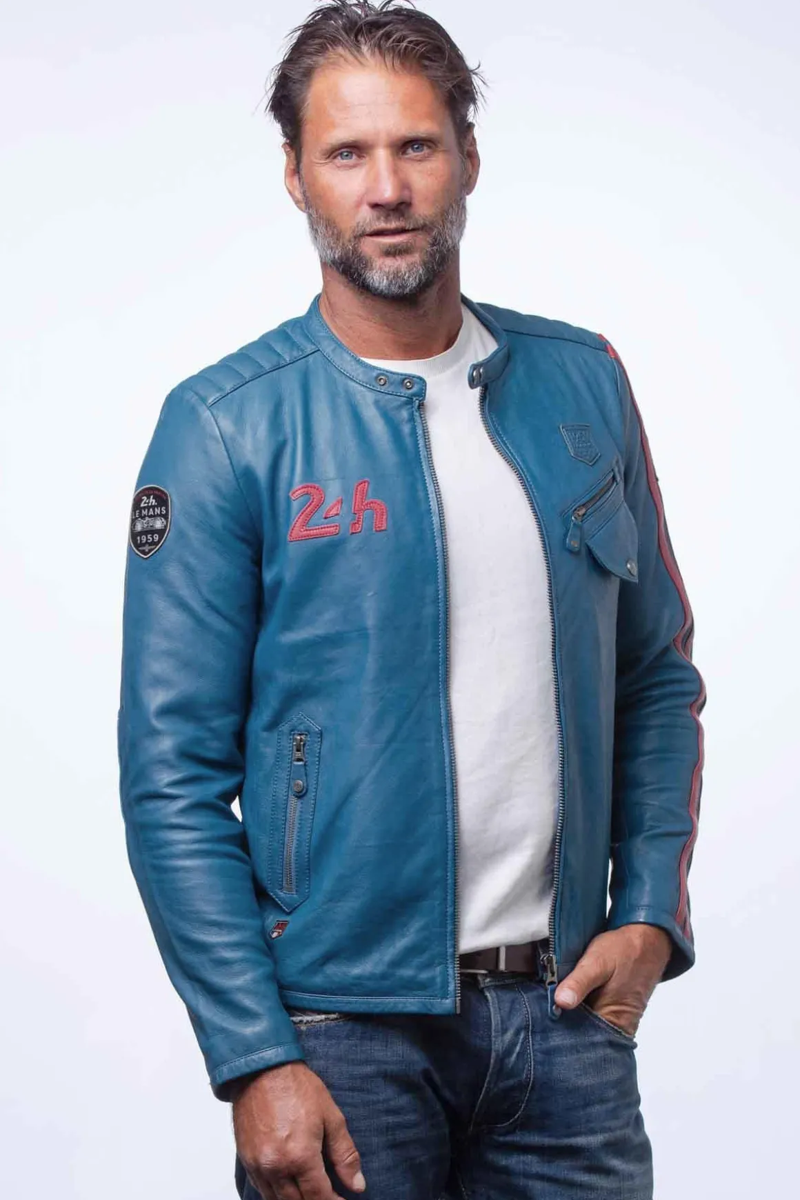 Blouson Homme 24H Le Mans Marne4 Ocean Blue