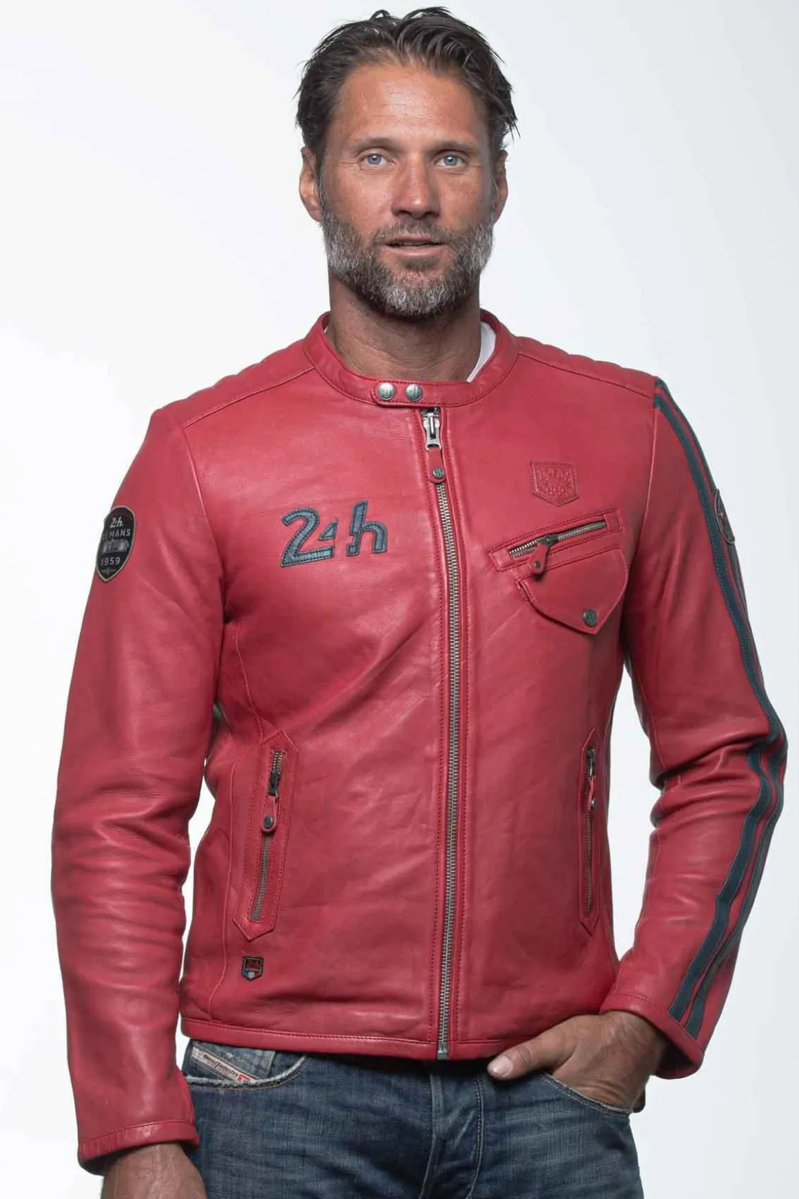 Blouson Homme 24H Le Mans Marne4 Racing Red