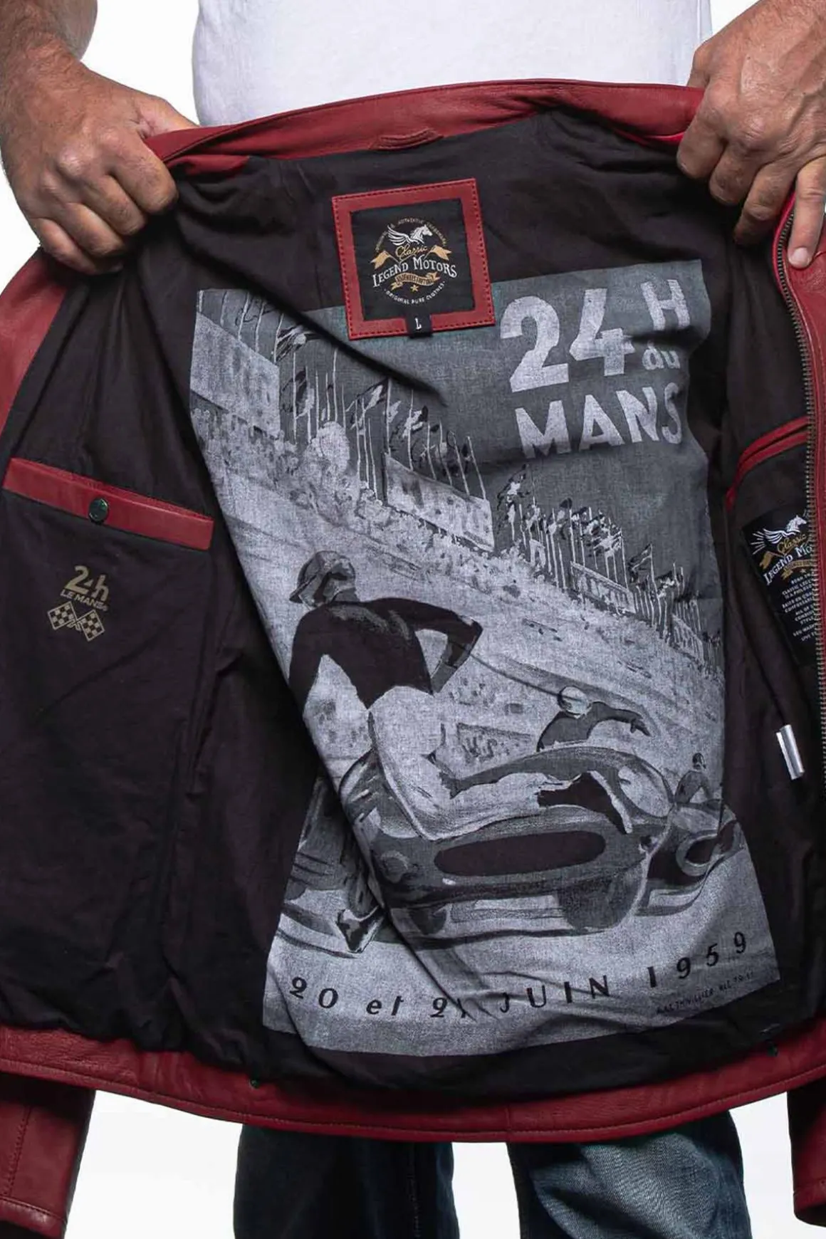 Blouson Homme 24H Le Mans Marne4 Racing Red