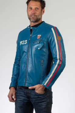 Blouson Homme 24H Le Mans Marne Sheep Crown Ocean Blue