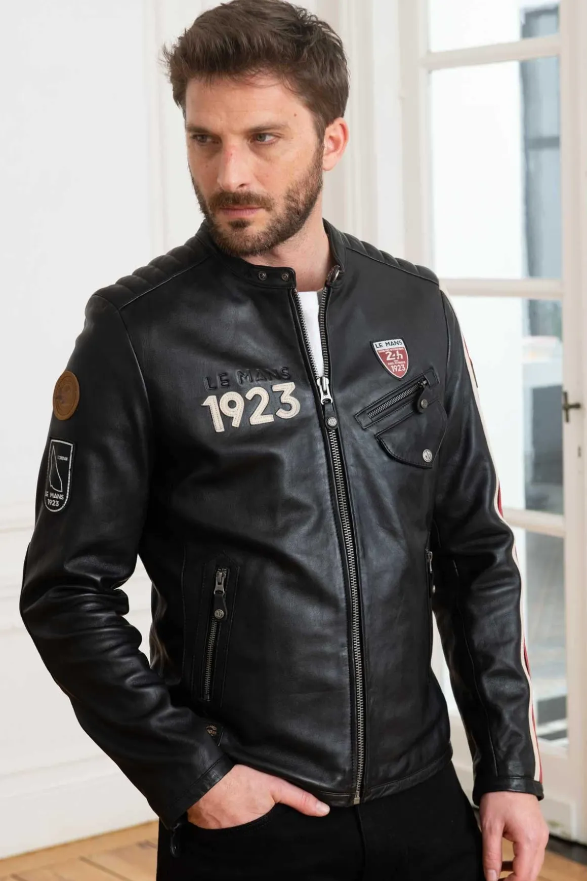 Blouson Homme 24H Le Mans Marne Sheep Crown Black