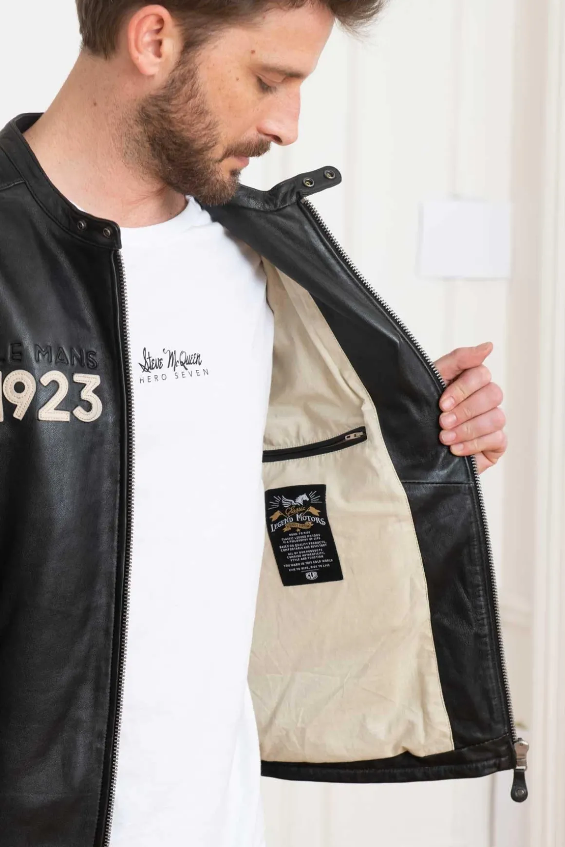 Blouson Homme 24H Le Mans Marne Sheep Crown Black